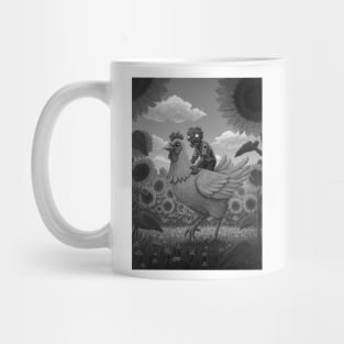 Chicken-Jockey-Zombie & Chicken in Sunflower Field #3 Mug